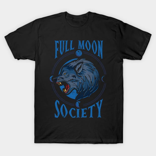 Full Moon Society T-Shirt by ultraelectrogalacticshop